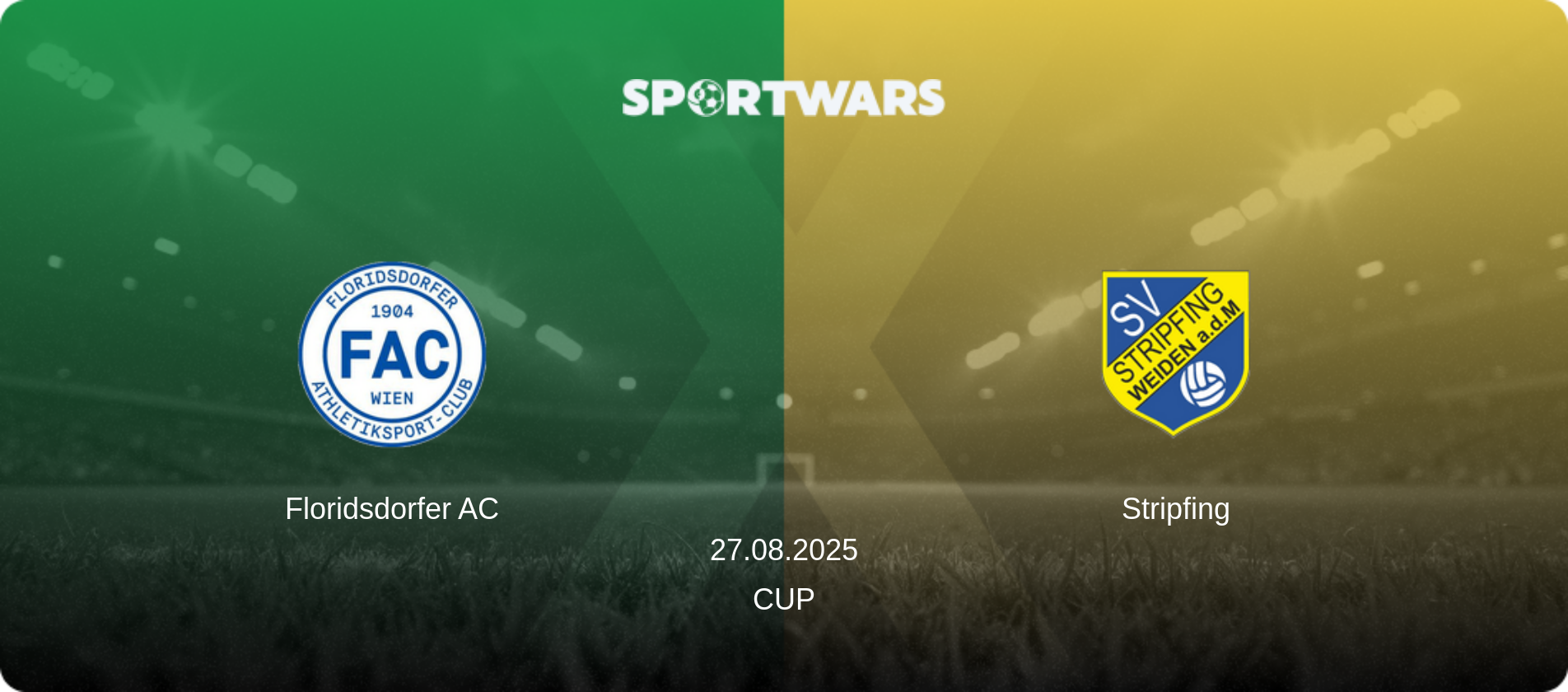 Floridsdorfer AC — Stripfing, 27.08.2025 — Cup (match preview)