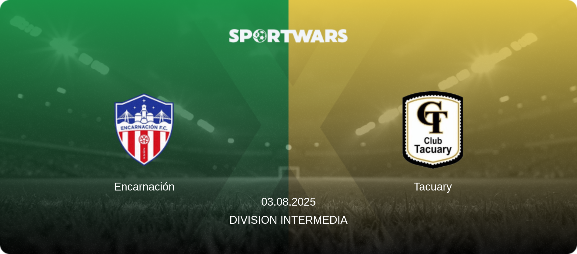 Encarnación — Tacuary, 03.08.2025 — Division Intermedia (match preview)