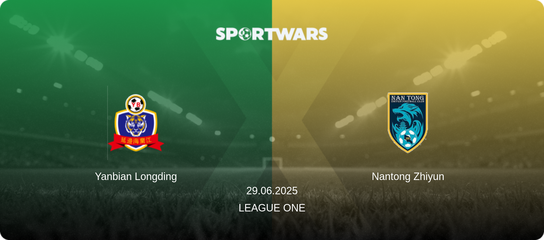Yanbian Longding — Nantong Zhiyun, 29.06.2025 — League One (match preview)