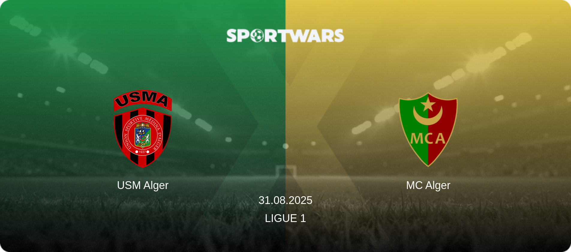 USM Alger — MC Alger, 31.08.2025 — Ligue 1 (match preview)