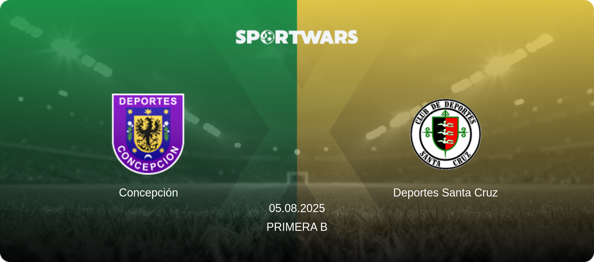 Concepción — Deportes Santa Cruz, 05.08.2025 — Primera B (match preview)