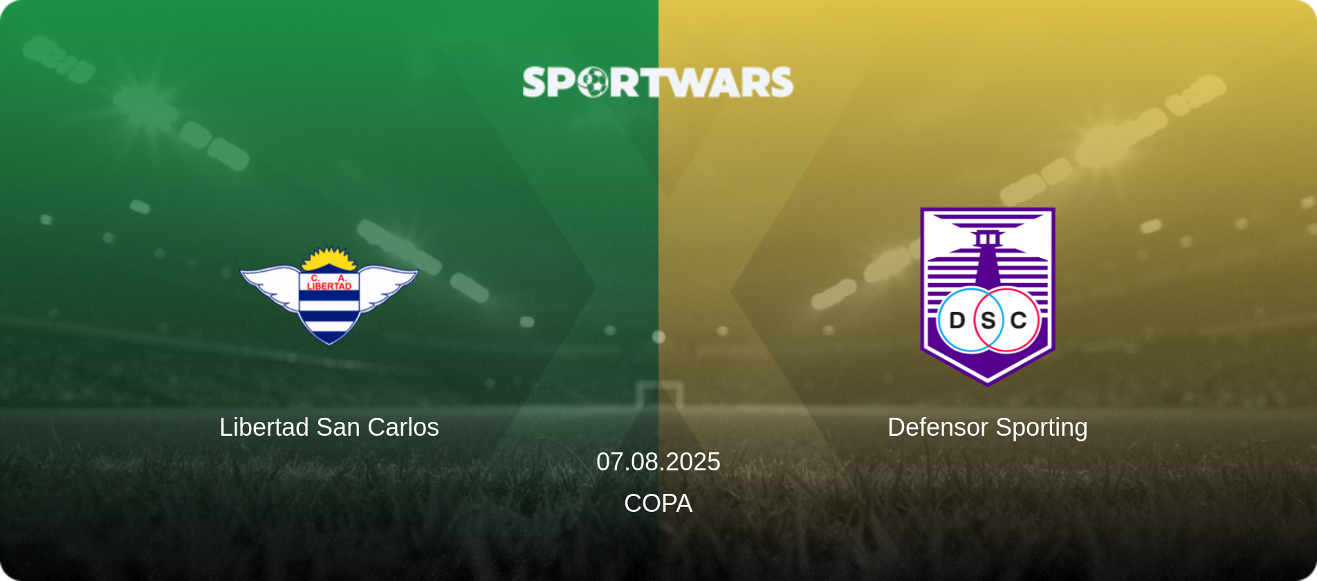 Libertad San Carlos — Defensor Sporting, 07.08.2025 — Copa (match preview)