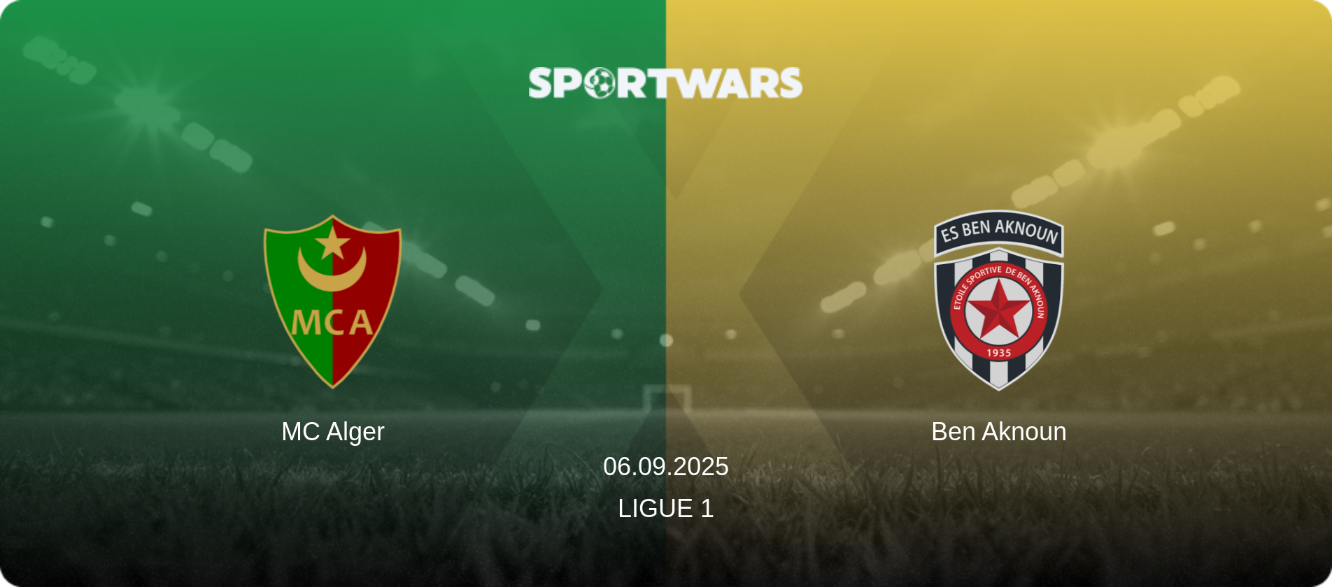 MC Alger — Ben Aknoun, 06.09.2025 — Ligue 1 (match preview)