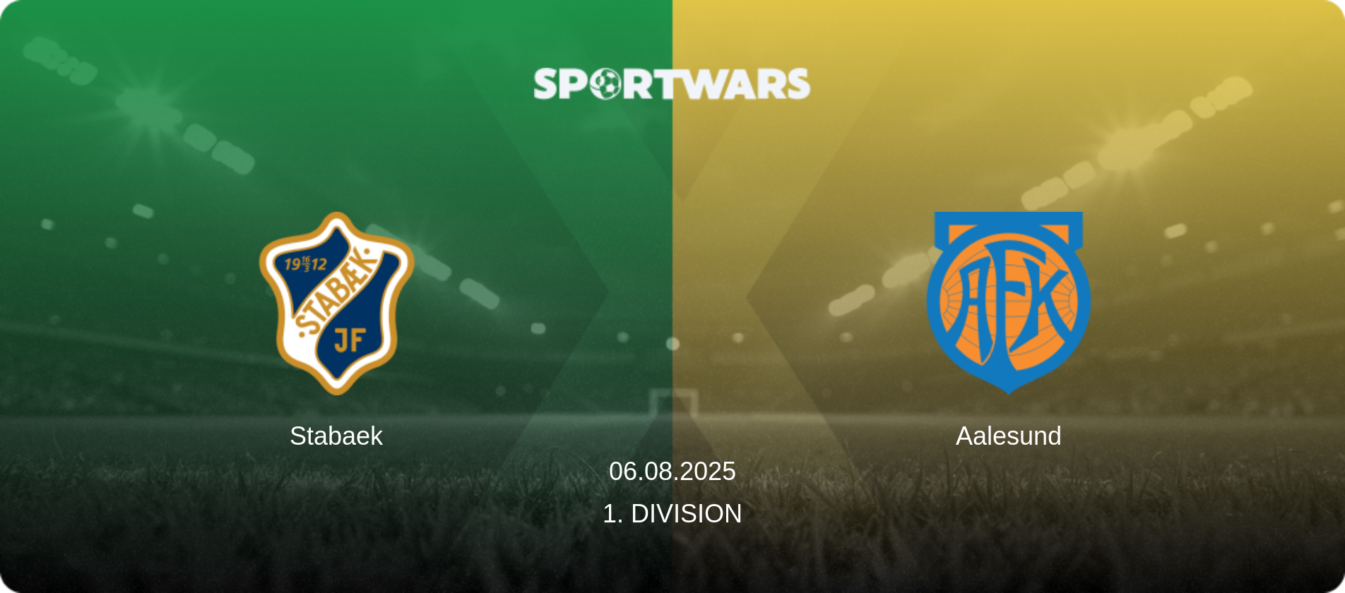 Stabaek — Aalesund, 06.08.2025 — 1. Division (match preview)