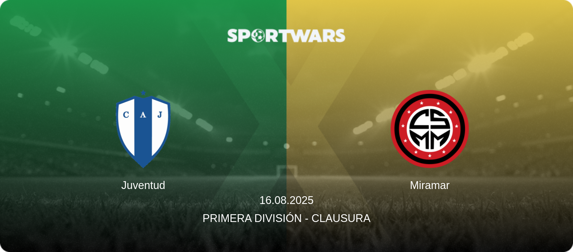 Juventud — Miramar, 16.08.2025 — Primera División - Clausura (match preview)
