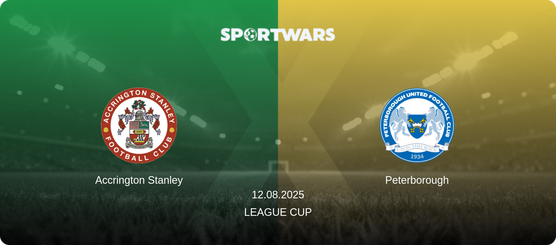 Accrington Stanley — Peterborough, 12.08.2025 — League Cup (match preview)