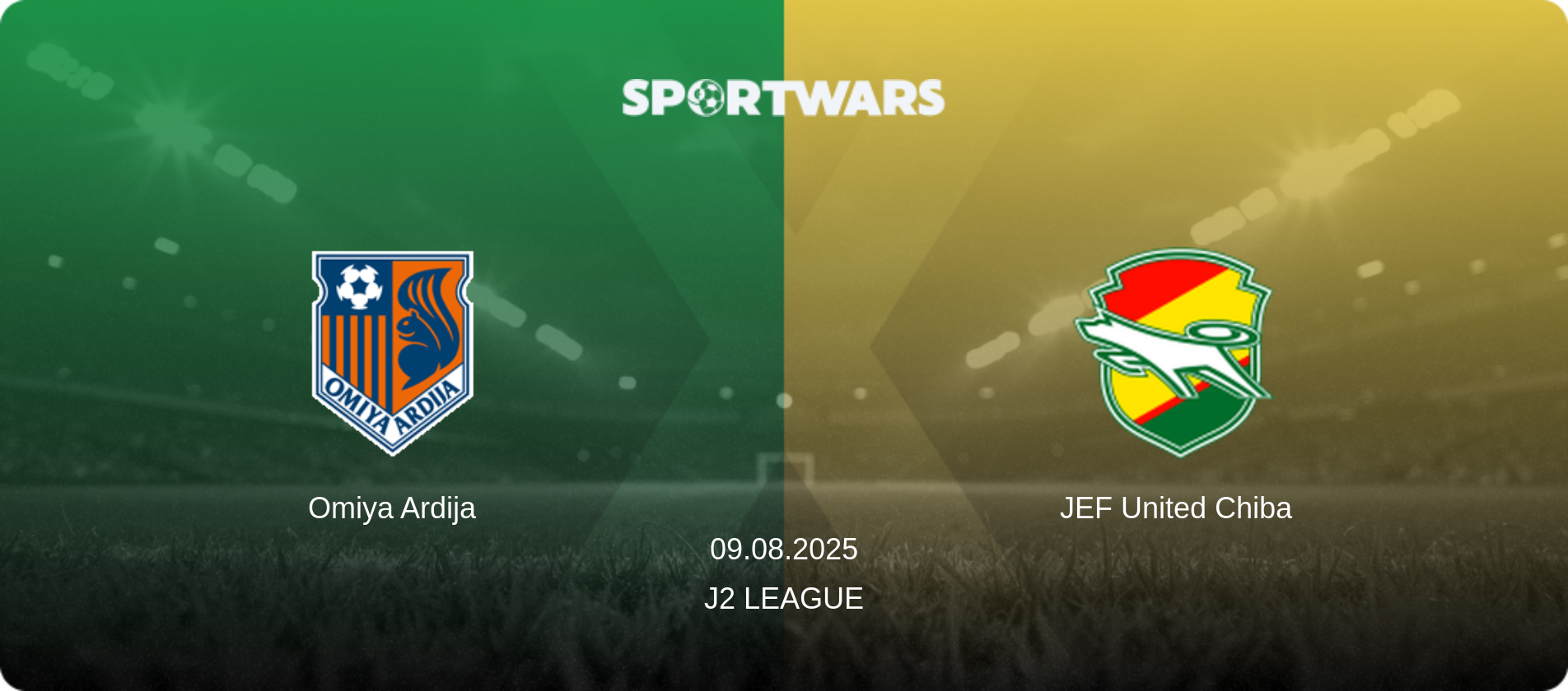 Omiya Ardija — JEF United Chiba, 09.08.2025 — J2 League (match preview)