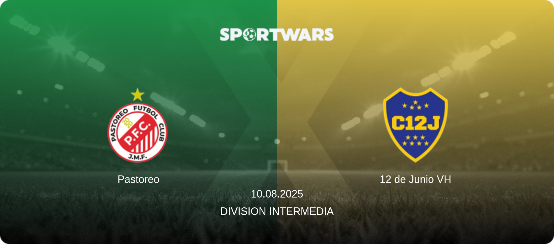 Pastoreo — 12 de Junio VH, 10.08.2025 — Division Intermedia (match preview)
