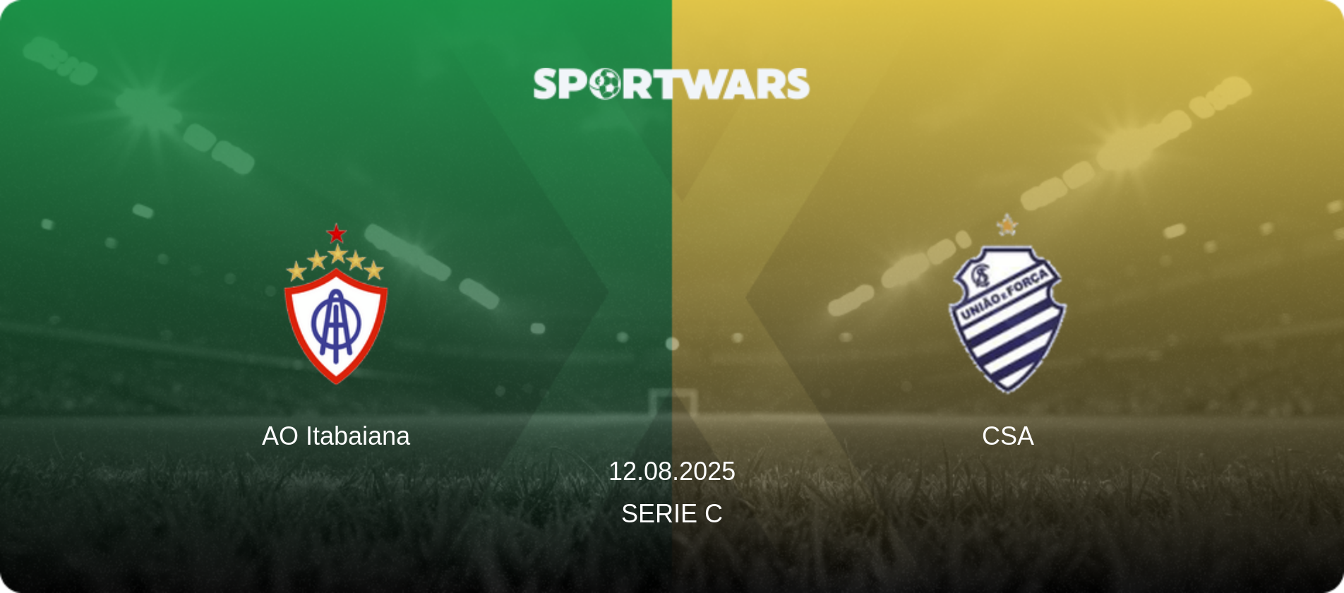 AO Itabaiana — CSA, 12.08.2025 — Serie C (match preview)