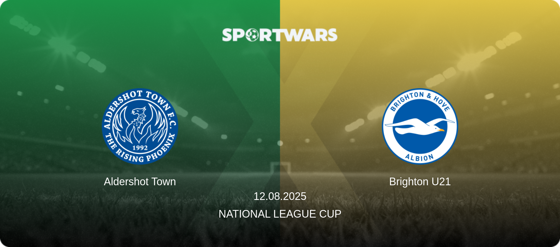 Aldershot Town — Brighton U21, 12.08.2025 — National League Cup (match preview)