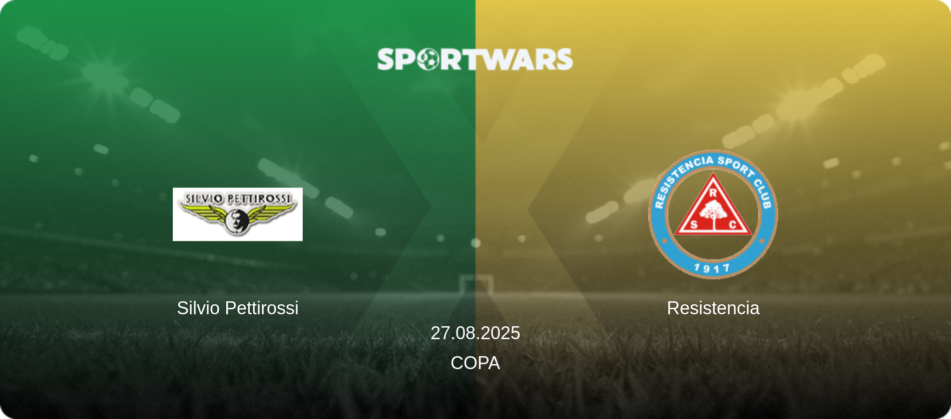 Silvio Pettirossi — Resistencia, 27.08.2025 — Copa (match preview)