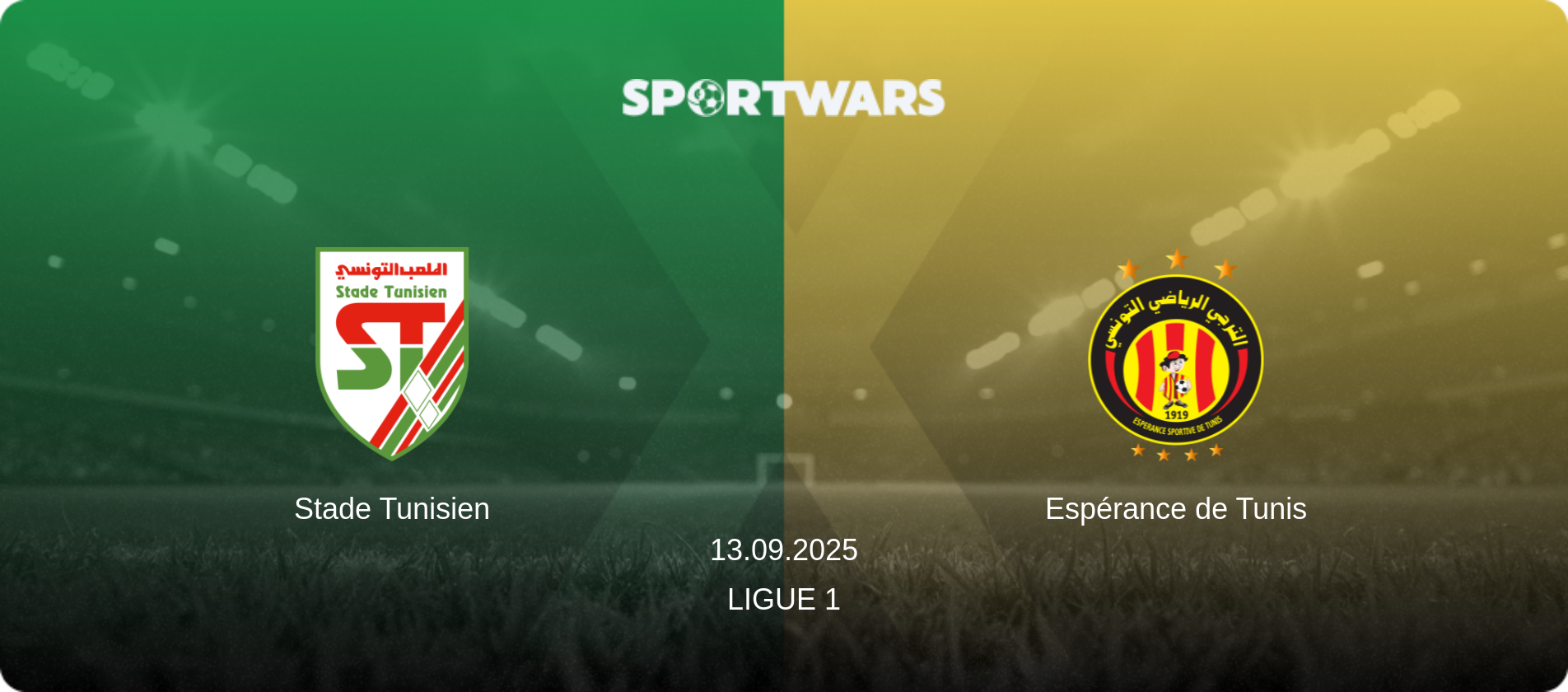 Stade Tunisien — Espérance de Tunis, 13.09.2025 — Ligue 1 (match preview)