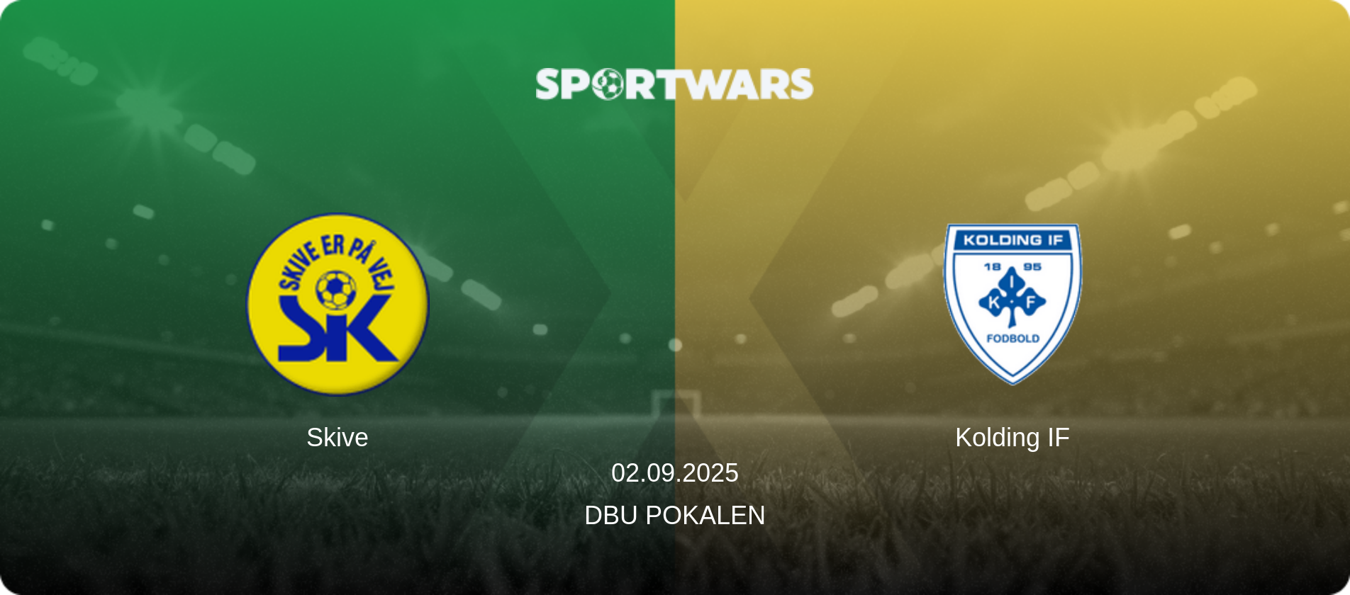 Skive — Kolding IF, 02.09.2025 — DBU Pokalen (match preview)