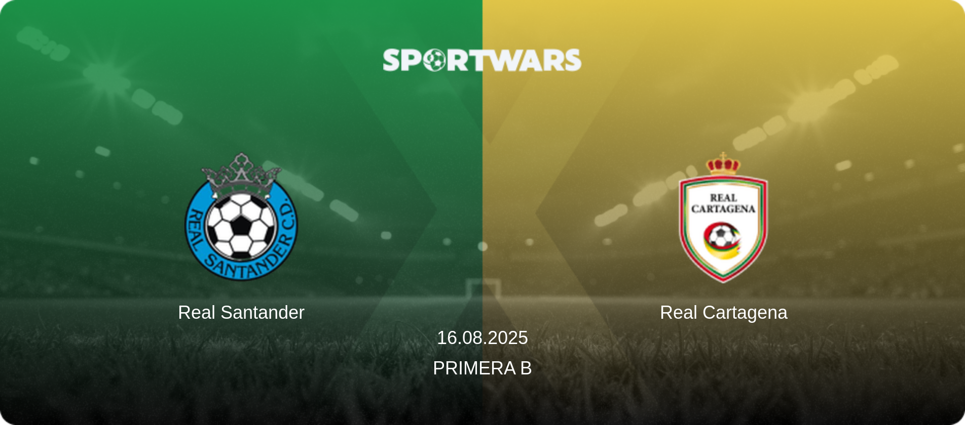 Real Santander — Real Cartagena, 16.08.2025 — Primera B (match preview)
