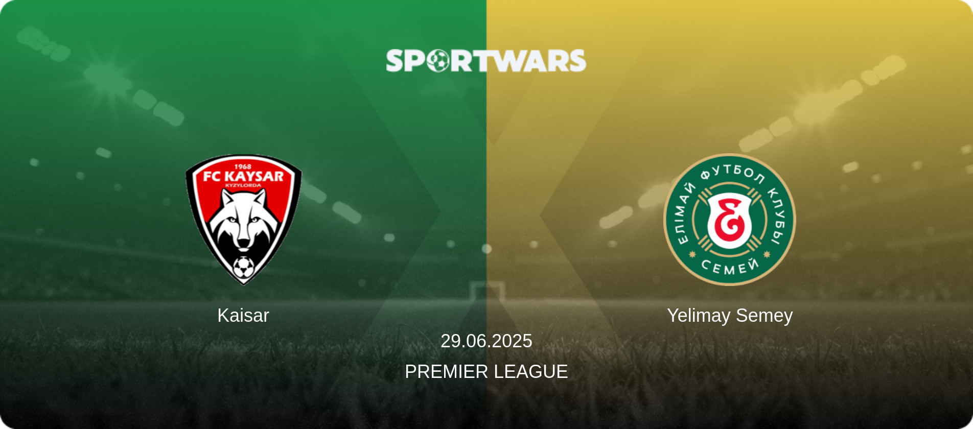 Kaisar — Yelimay Semey, 29.06.2025 — Premier League (match preview)