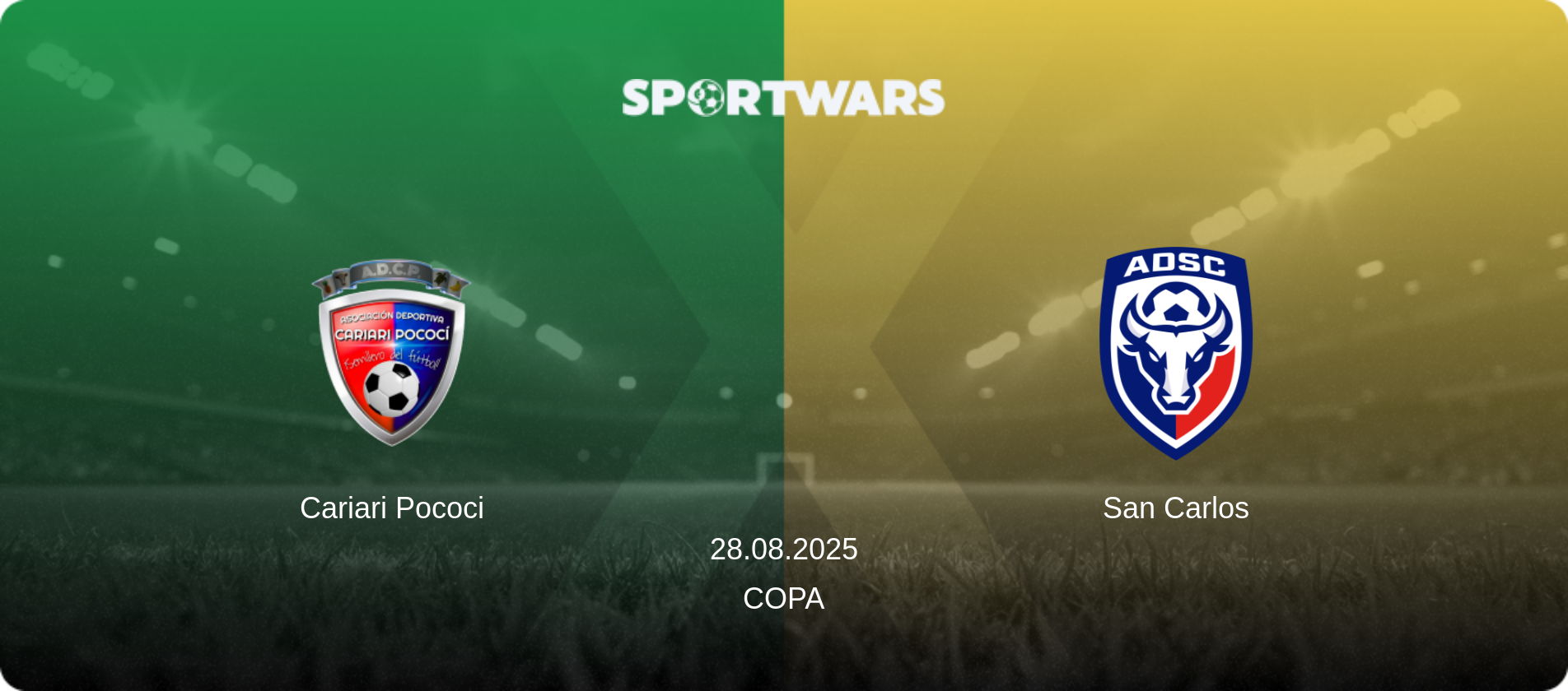 Cariari Pococi — San Carlos, 28.08.2025 — Copa (match preview)