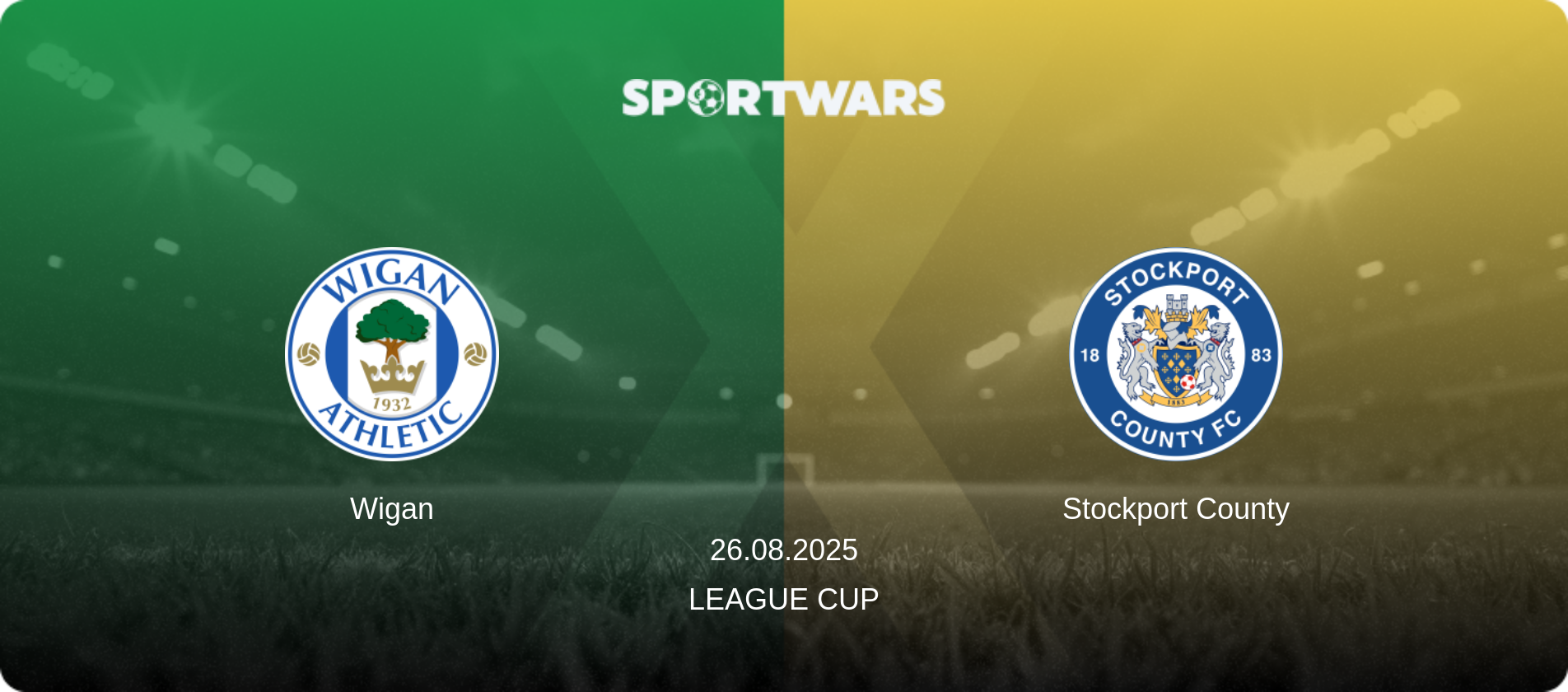 Wigan — Stockport County, 26.08.2025 — League Cup (match preview)