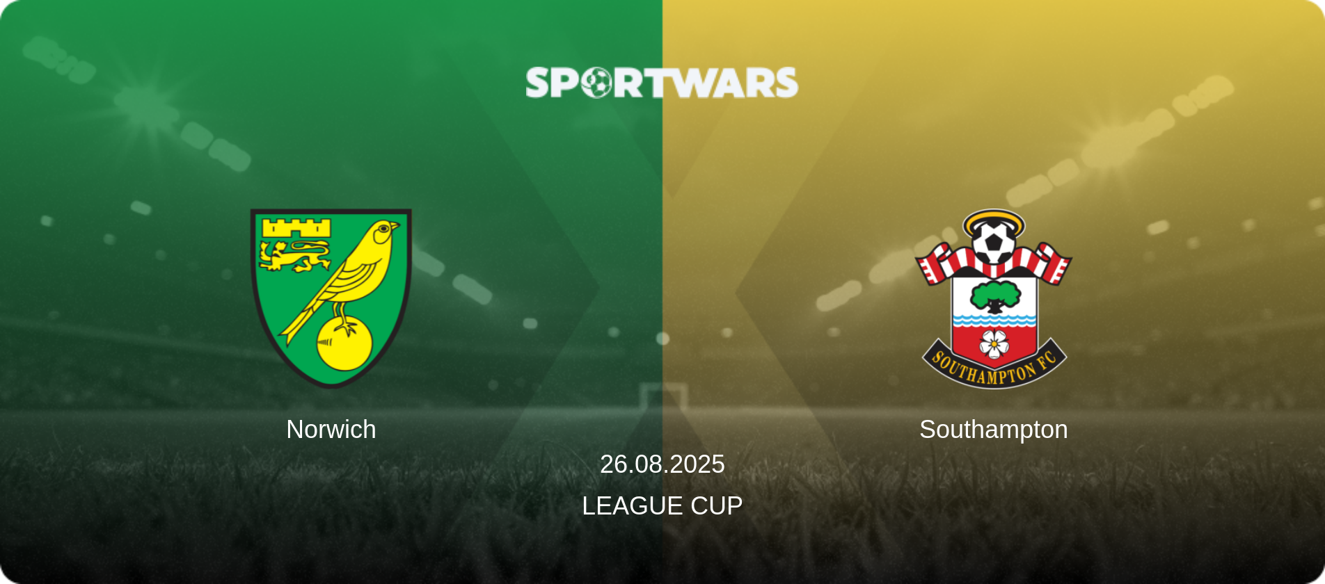 Norwich — Southampton, 26.08.2025 — League Cup (match preview)