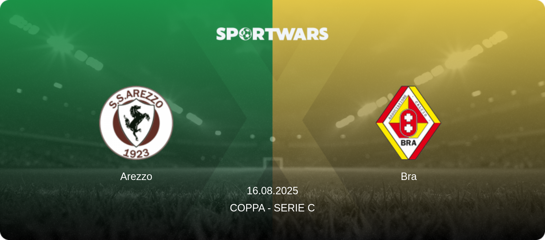 Arezzo — Bra, 16.08.2025 — Coppa - Serie C (match preview)