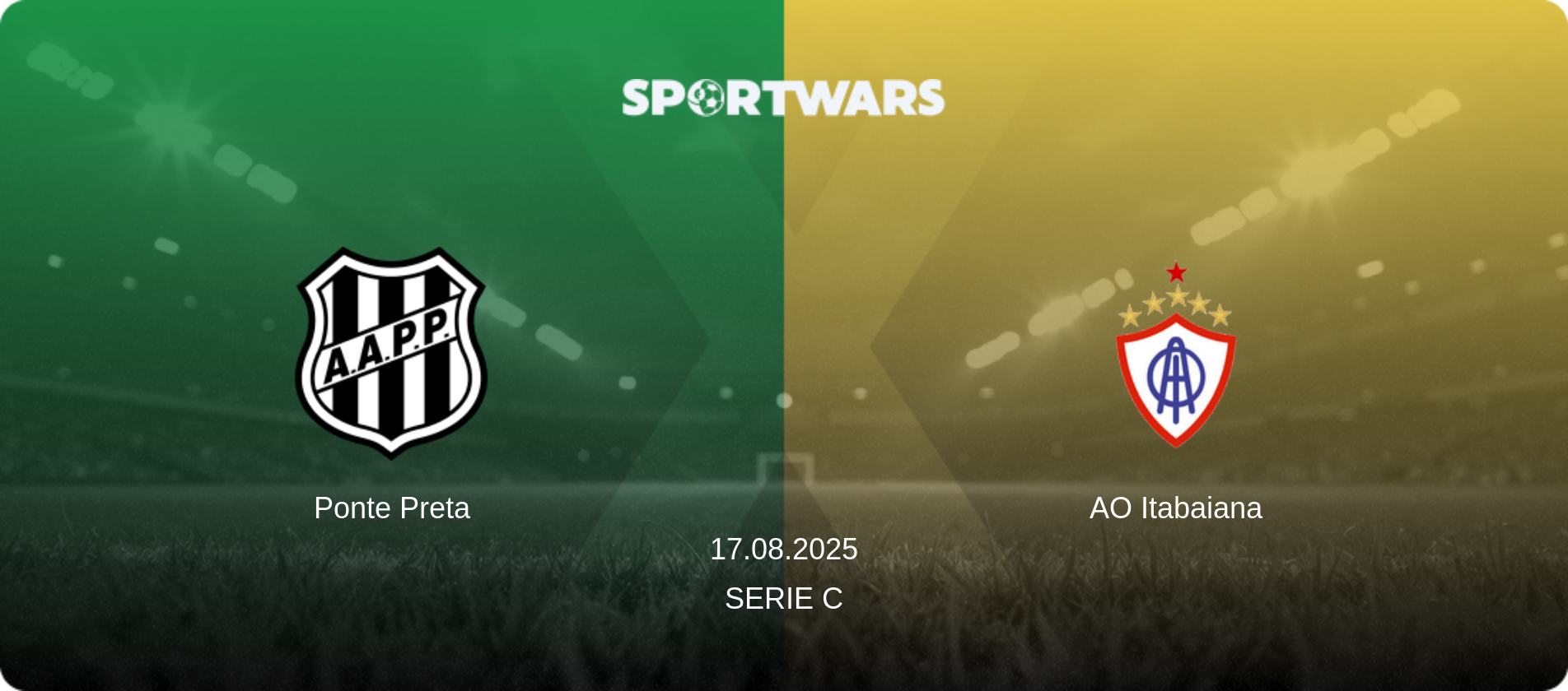 Ponte Preta — AO Itabaiana, 17.08.2025 — Serie C (match preview)