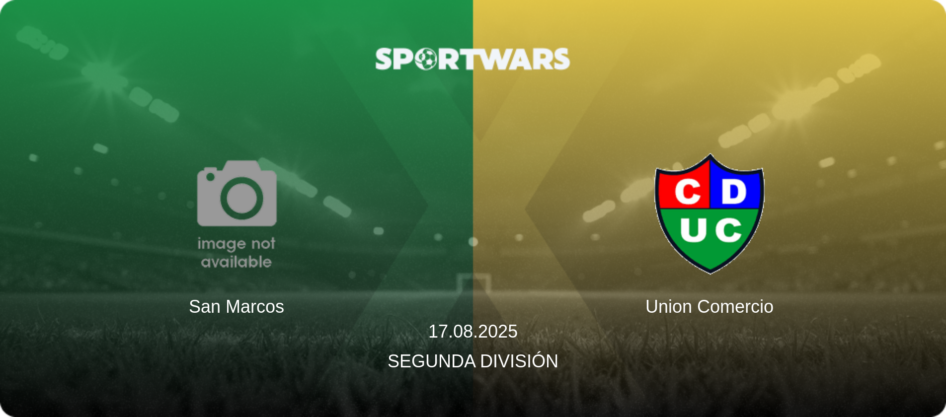 San Marcos — Union Comercio, 17.08.2025 — Segunda División (match preview)