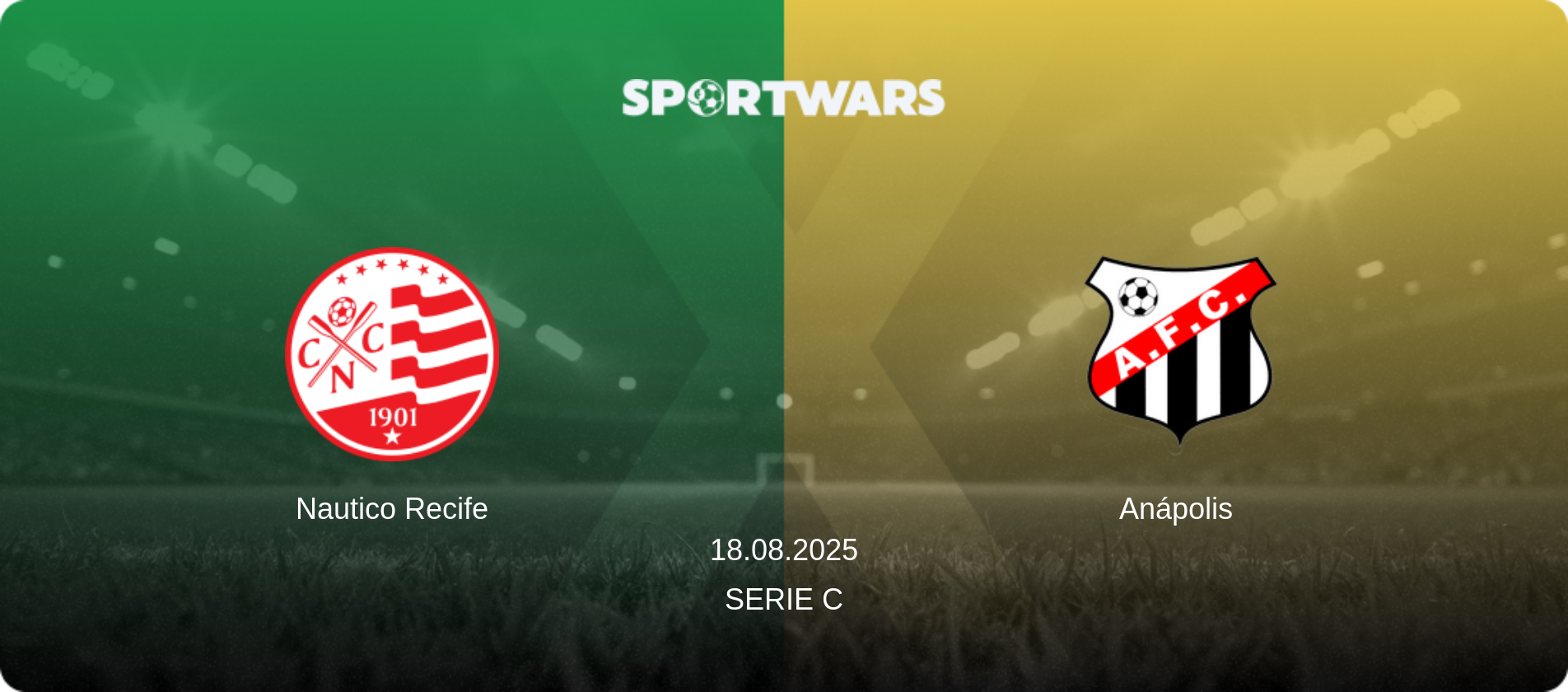 Nautico Recife — Anápolis, 18.08.2025 — Serie C (match preview)