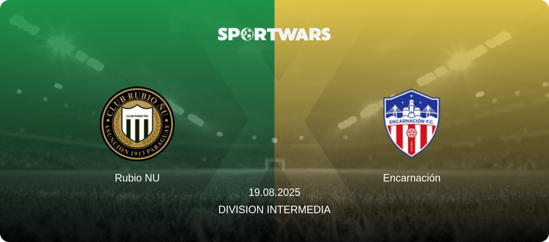 Rubio NU — Encarnación, 19.08.2025 — Division Intermedia (match preview)