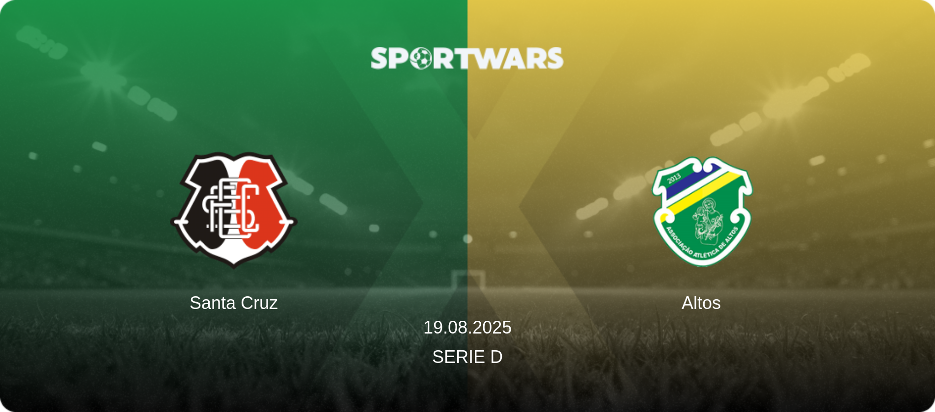 Santa Cruz — Altos, 19.08.2025 — Serie D (match preview)