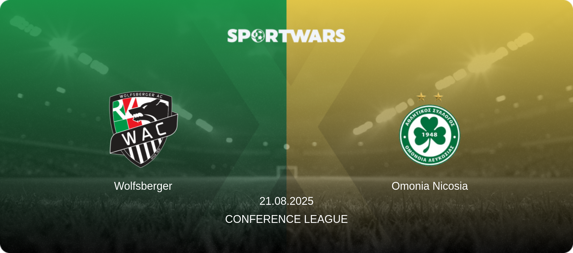 Wolfsberger — Omonia Nicosia, 21.08.2025 — Conference League (match preview)