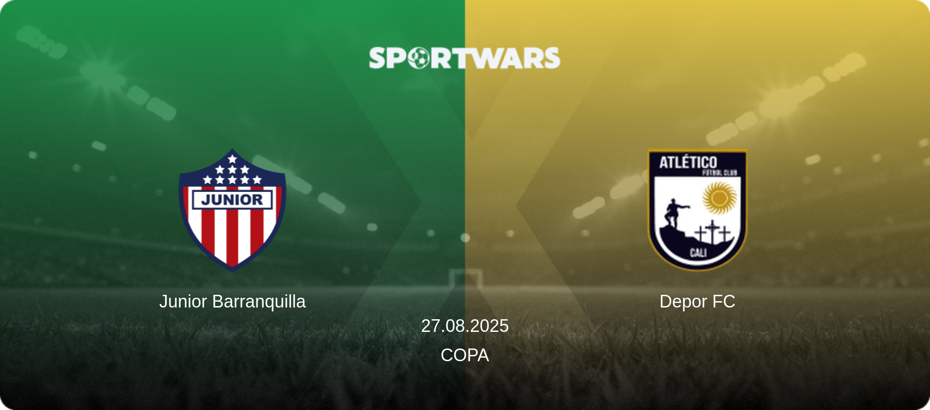 Junior Barranquilla — Depor FC, 27.08.2025 — Copa (match preview)