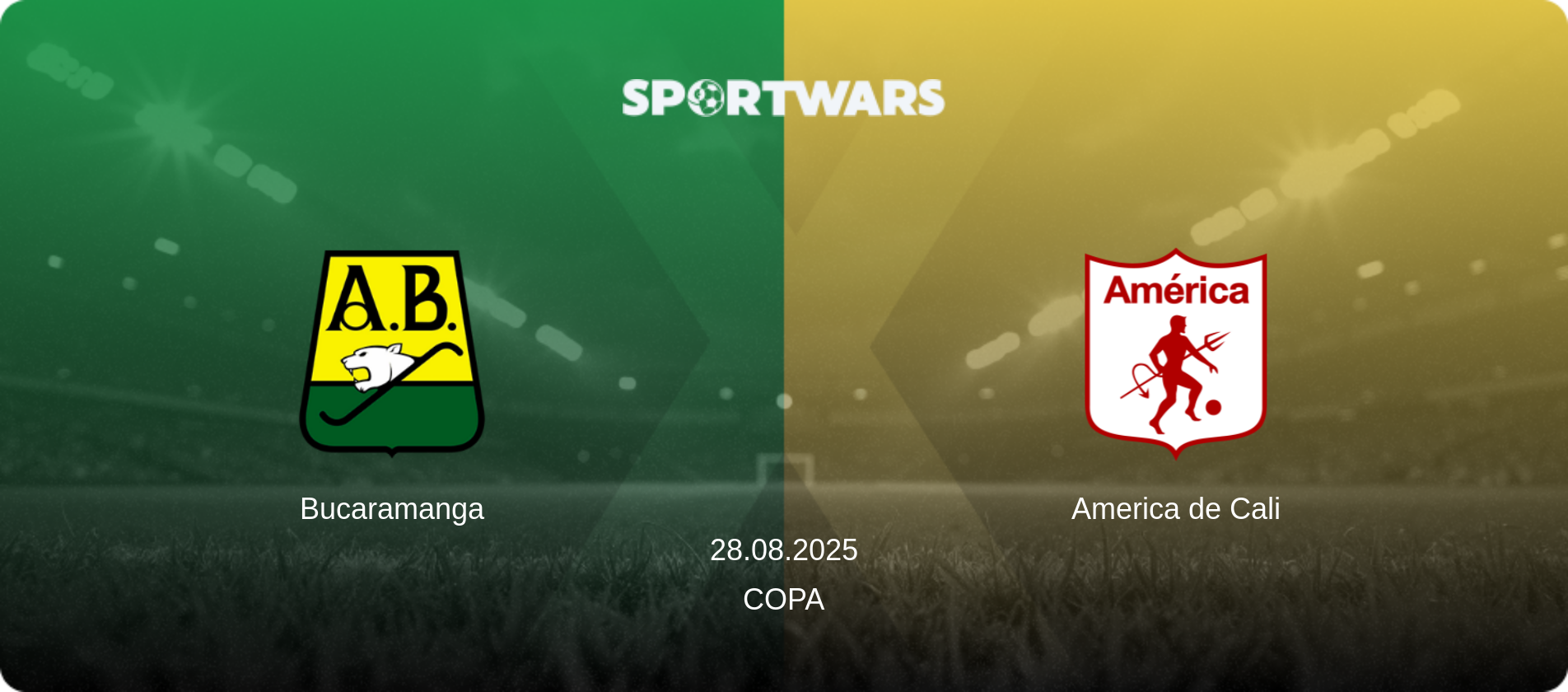 Bucaramanga — America de Cali, 28.08.2025 — Copa (match preview)