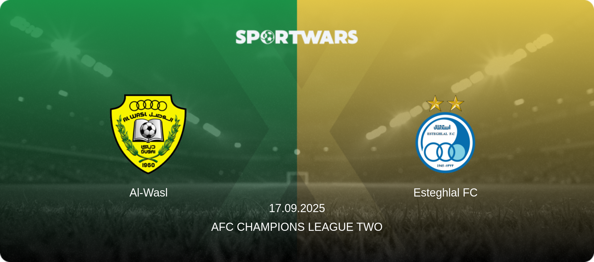 Al-Wasl — Esteghlal FC, 17.09.2025 — AFC Champions League Two (match preview)