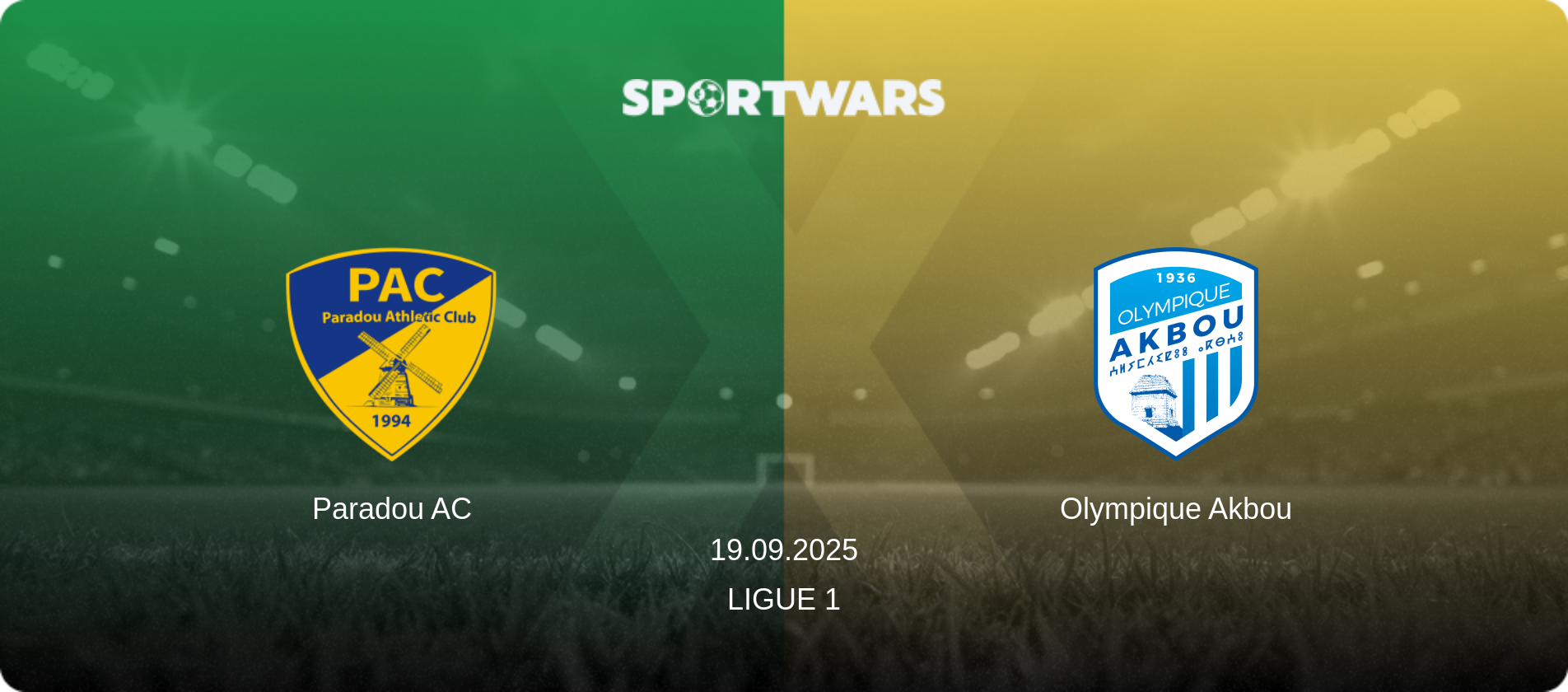 Paradou AC — Olympique Akbou, 19.09.2025 — Ligue 1 (match preview)