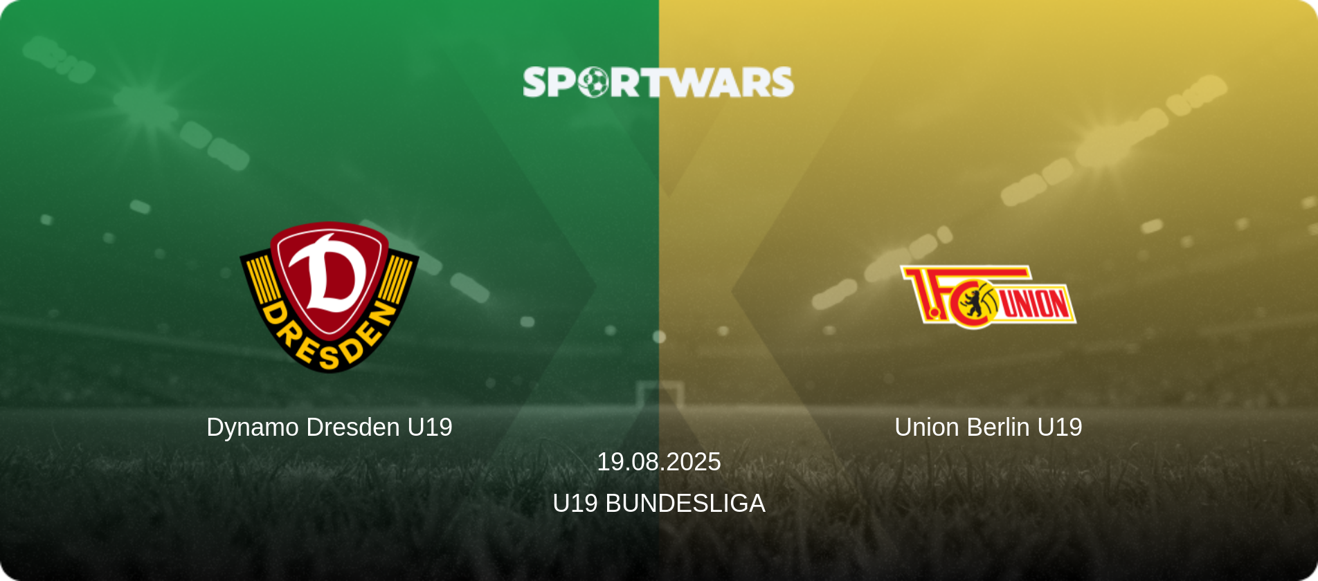 Dynamo Dresden U19 — Union Berlin U19, 19.08.2025 — U19 Bundesliga (match preview)