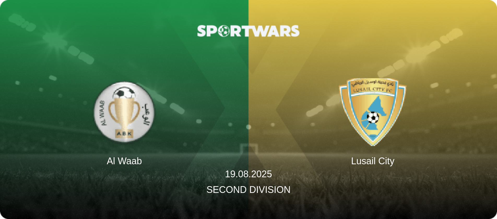 Al Waab — Lusail City, 19.08.2025 — Second Division (match preview)