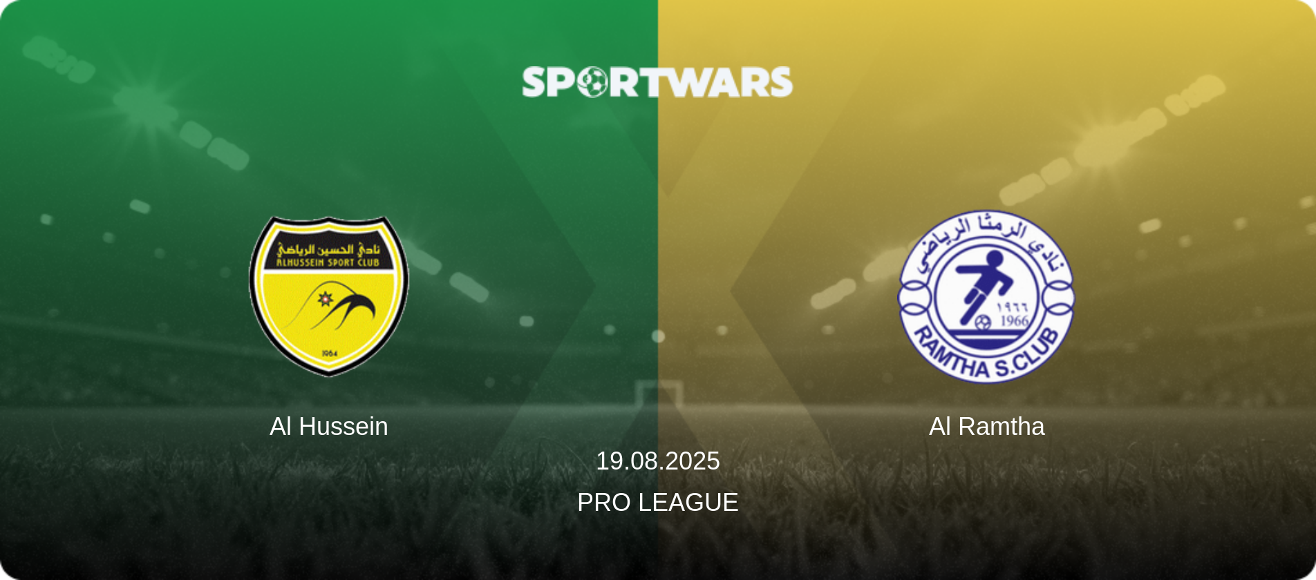 Al Hussein — Al Ramtha, 19.08.2025 — Pro League (match preview)