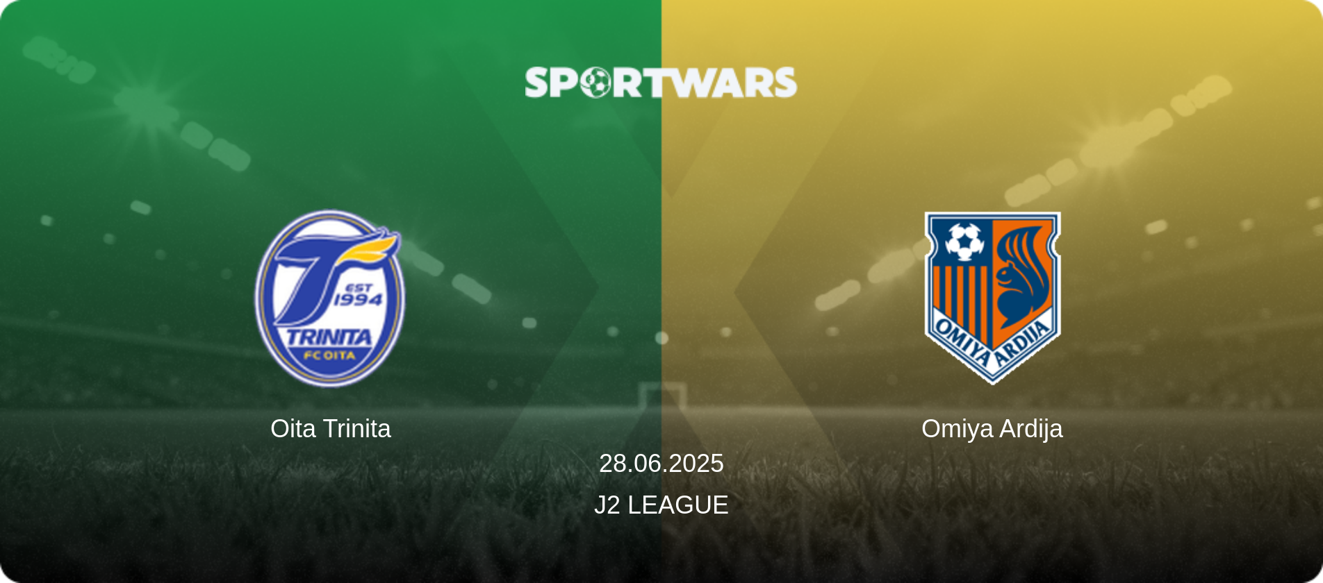 Oita Trinita — Omiya Ardija, 28.06.2025 — J2 League (match preview)
