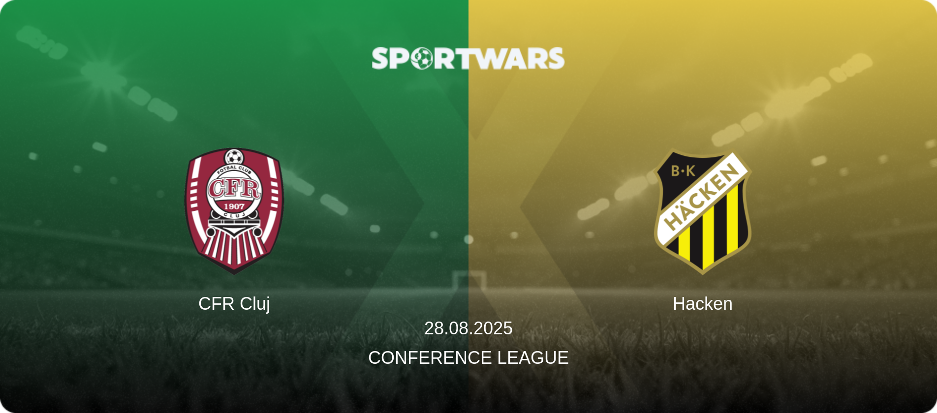CFR Cluj — Hacken, 28.08.2025 — Conference League (match preview)