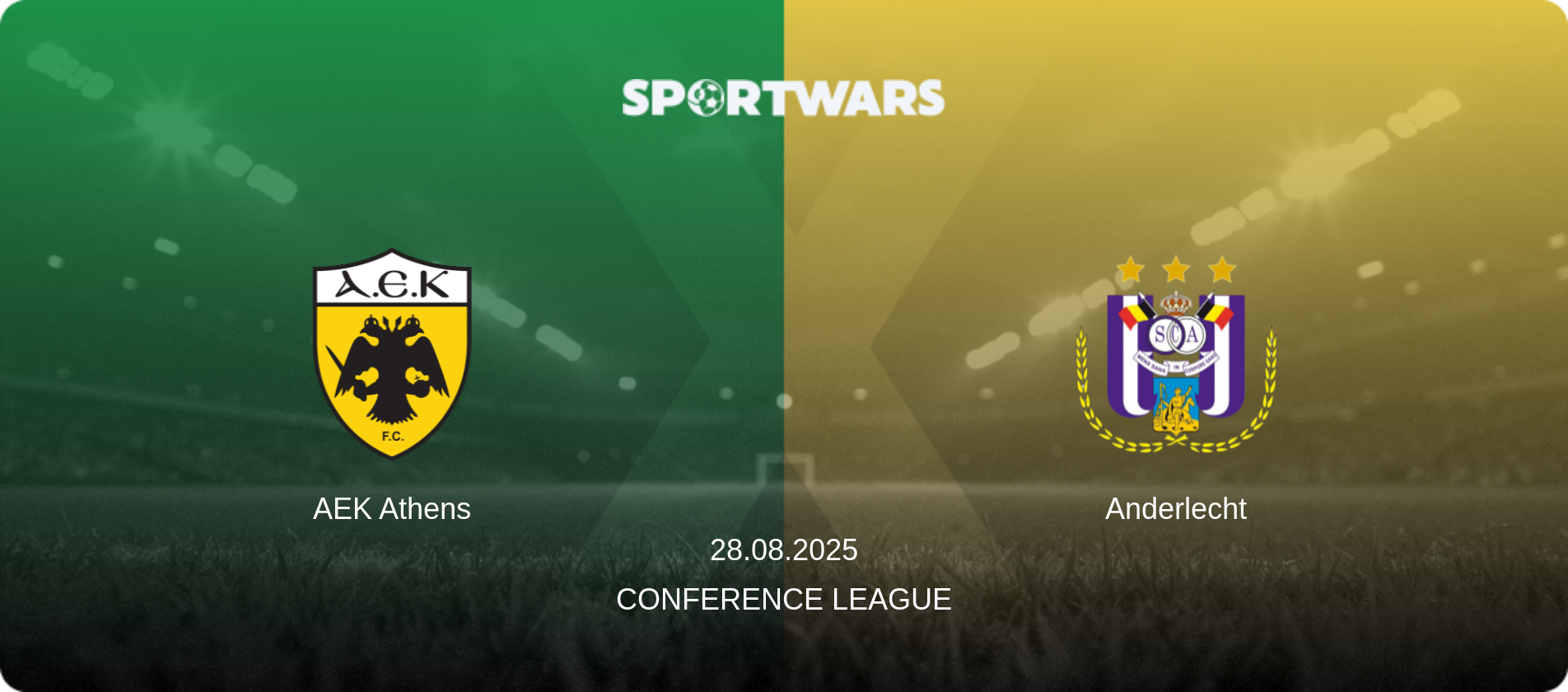 AEK Athens — Anderlecht, 28.08.2025 — Conference League (match preview)