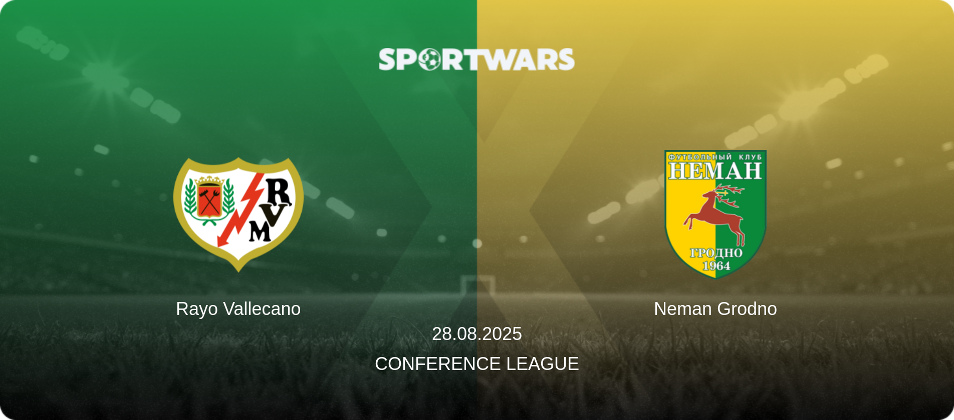 Rayo Vallecano — Neman Grodno, 28.08.2025 — Conference League (match preview)