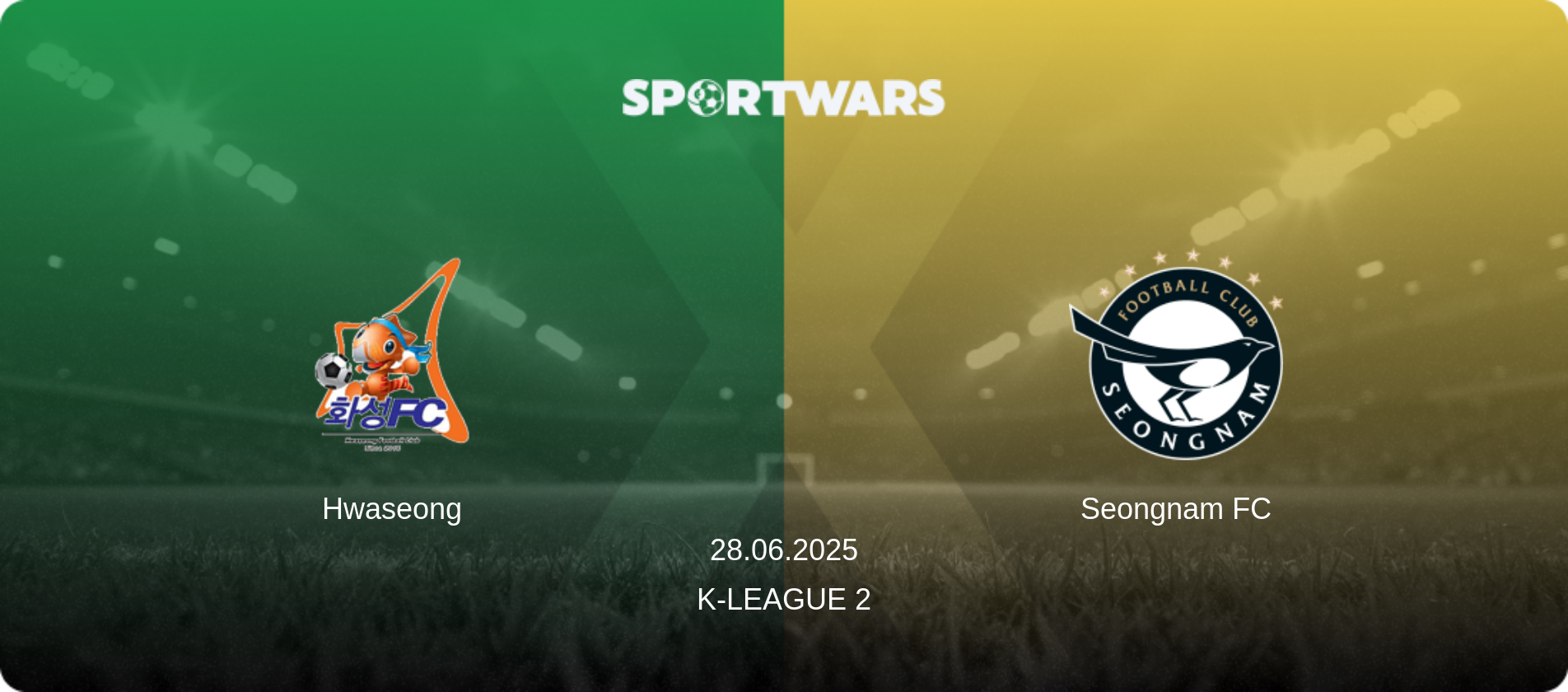 Hwaseong — Seongnam FC, 28.06.2025 — K-League 2 (match preview)