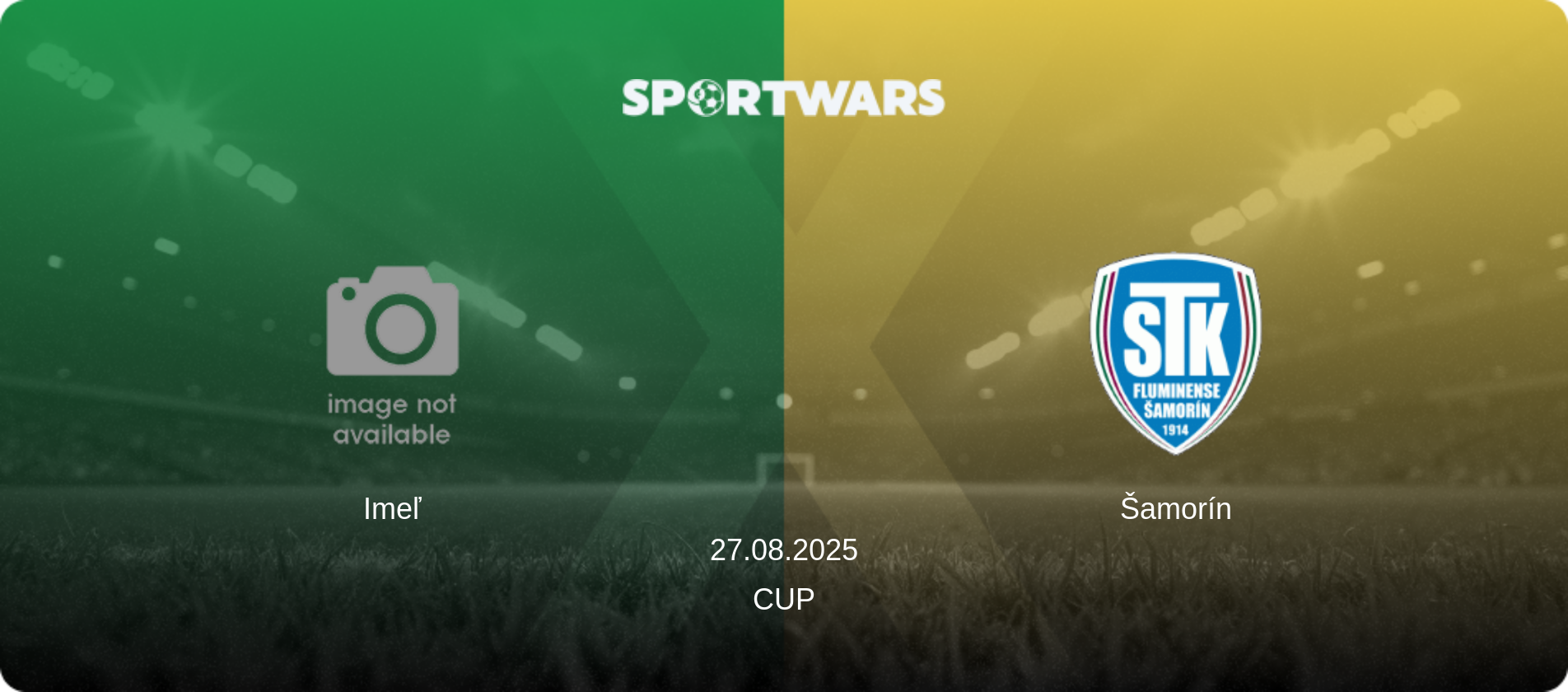 Imeľ — Šamorín, 27.08.2025 — Cup (match preview)