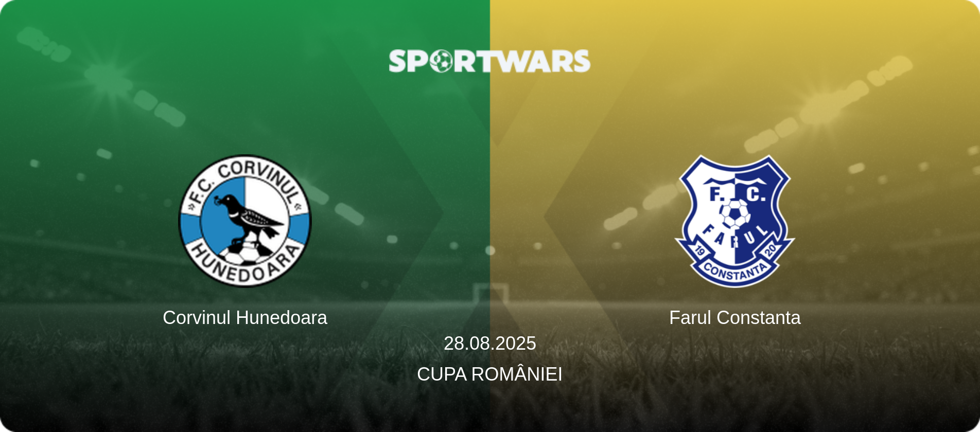 Corvinul Hunedoara — Farul Constanta, 28.08.2025 — Cupa României (match preview)