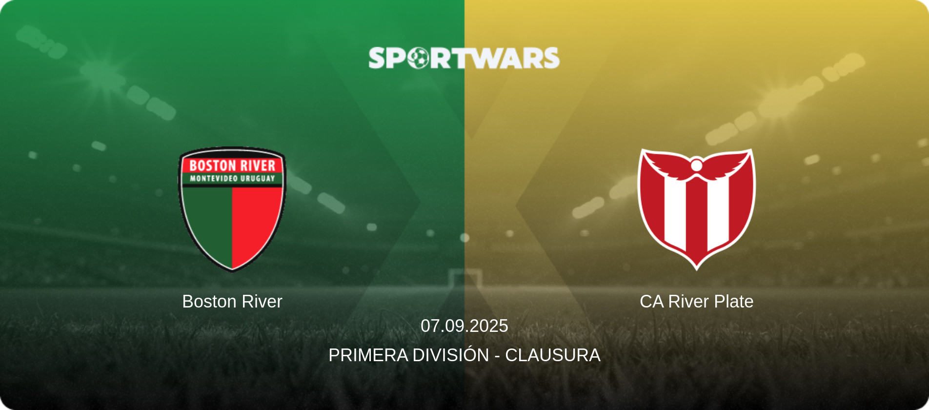 Boston River — CA River Plate, 07.09.2025 — Primera División - Clausura (match preview)