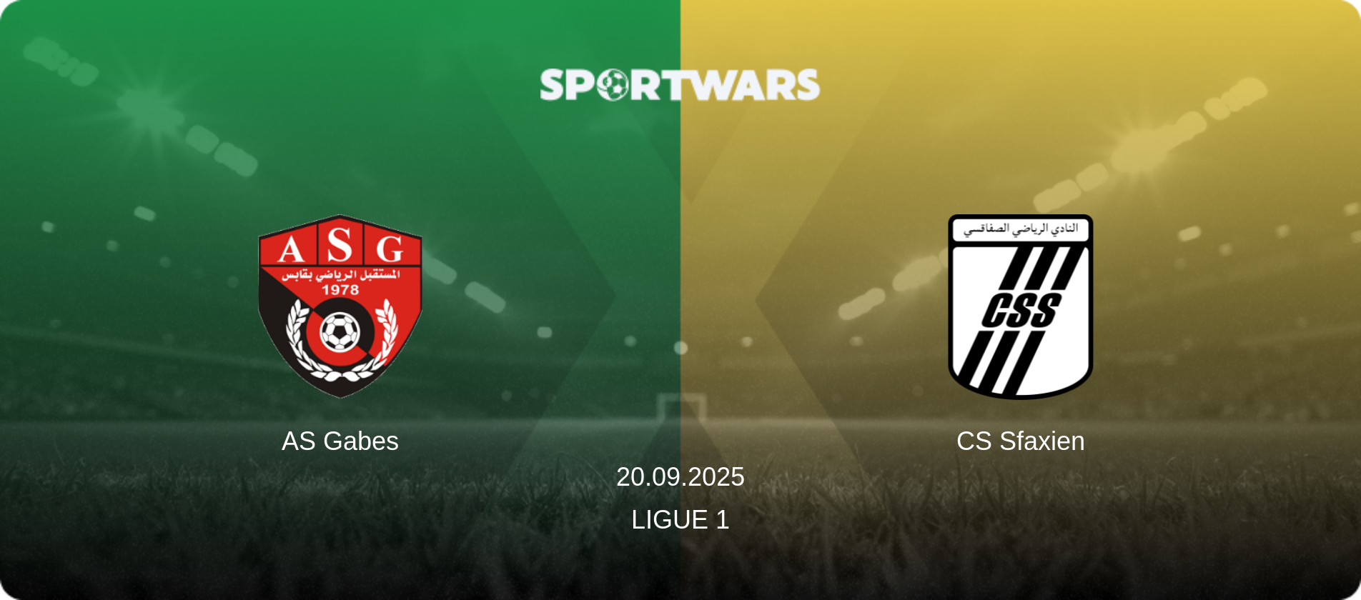 AS Gabes — CS Sfaxien, 20.09.2025 — Ligue 1 (match preview)