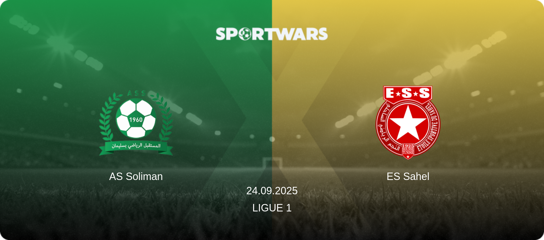 AS Soliman — ES Sahel, 24.09.2025 — Ligue 1 (match preview)