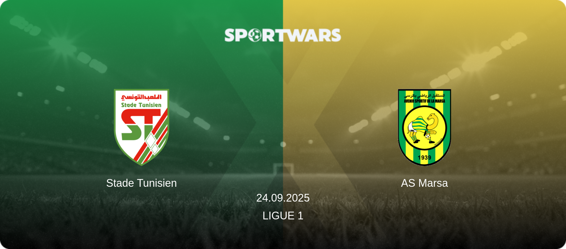 Stade Tunisien — AS Marsa, 24.09.2025 — Ligue 1 (match preview)