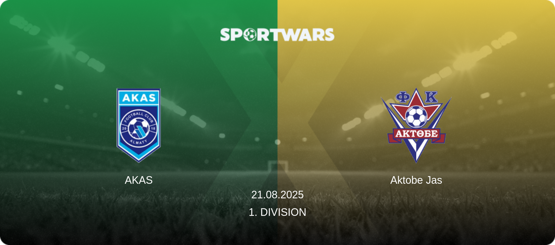 AKAS — Aktobe Jas, 21.08.2025 — 1. Division (match preview)