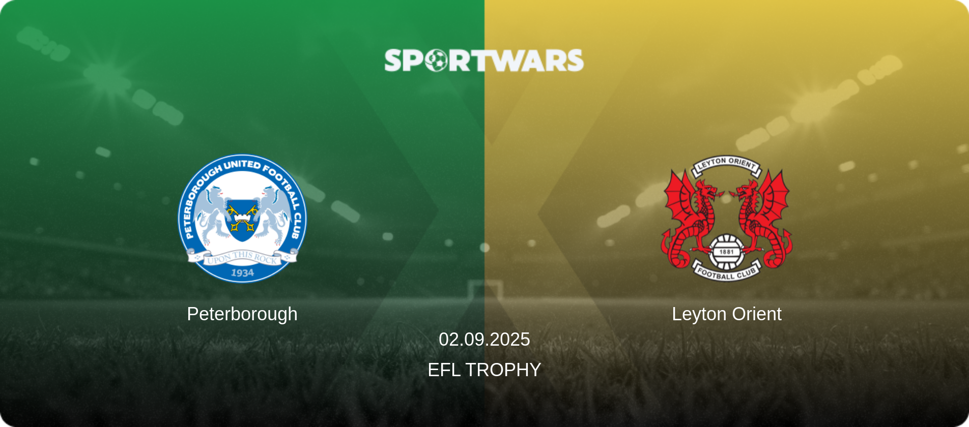 Peterborough — Leyton Orient, 02.09.2025 — EFL Trophy (match preview)