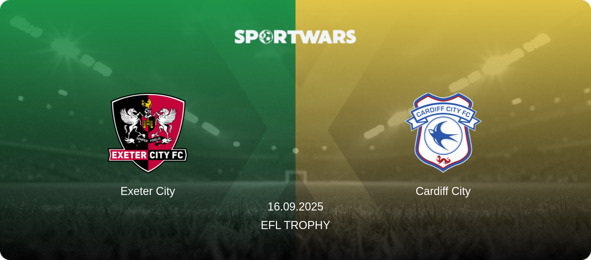 Exeter City — Cardiff City, 16.09.2025 — EFL Trophy (match preview)